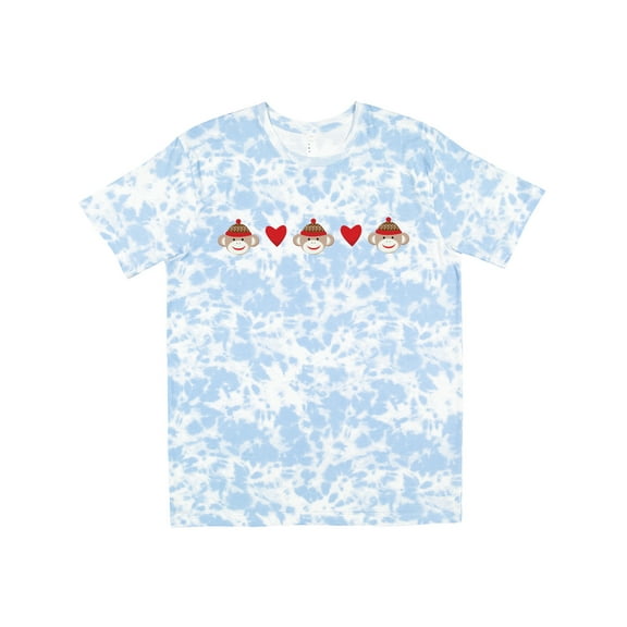 Inktastic Sock Monkey Heart Border T-Shirt