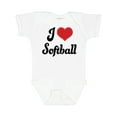 thumbnail image 1 of Inktastic Softball Sports Gift for Girls Girls Baby Bodysuit, 1 of 5