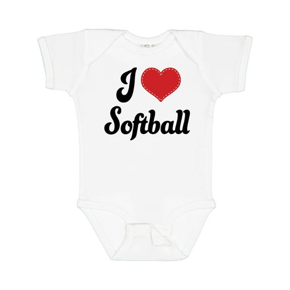 Inktastic Softball Sports Gift for Girls Girls Baby Bodysuit