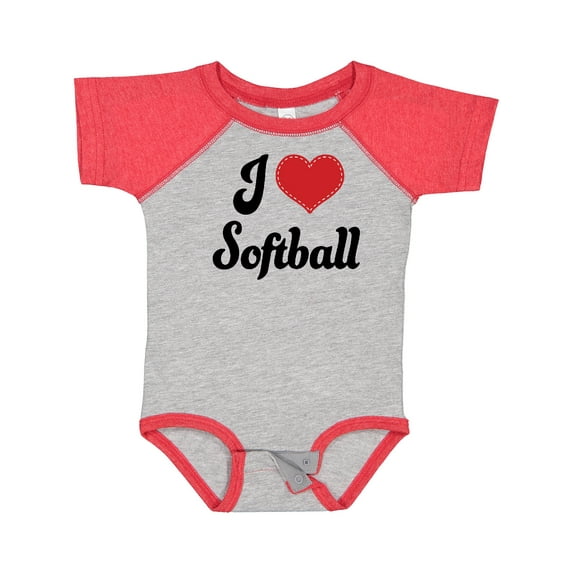 Inktastic Softball Sports Gift for Girls Girls Baby Bodysuit