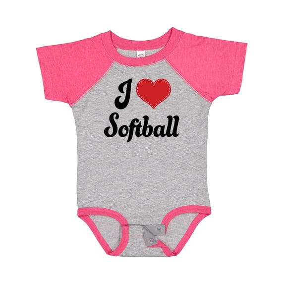 Inktastic Softball Sports Gift for Girls Girls Baby Bodysuit