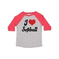 thumbnail image 1 of Inktastic Softball Sports Gift for Girls Girls Toddler T-Shirt, 1 of 5