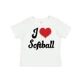 thumbnail image 1 of Inktastic Softball Sports Gift for Girls Girls Toddler T-Shirt, 1 of 5