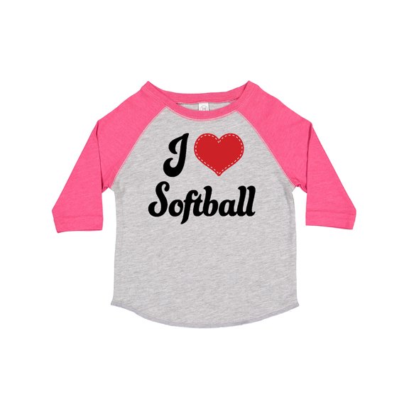 Inktastic Softball Sports Gift for Girls Girls Toddler T-Shirt