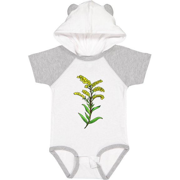 Inktastic Solidago Goldenrod Wildflowers Boys or Girls Baby Bodysuit