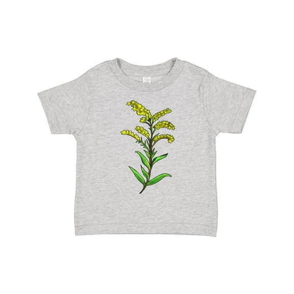 Inktastic Solidago Goldenrod Wildflowers Boys or Girls Toddler T-Shirt