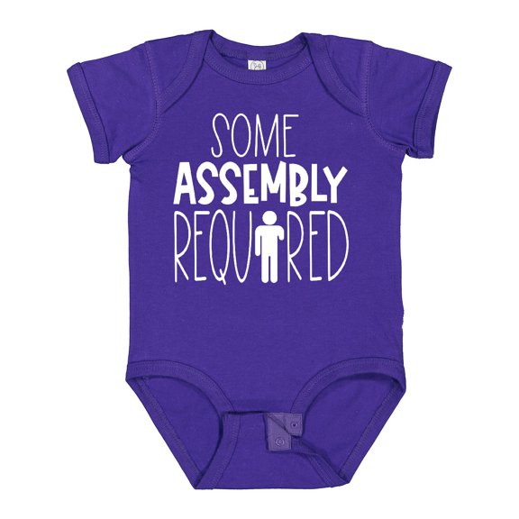 Inktastic Some Assembly Required Left Arm Amputee Boys or Girls Baby Bodysuit