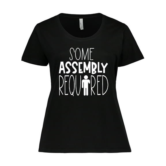 Inktastic Some Assembly Required Left Arm Amputee Women's Plus Size T-Shirt
