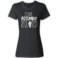 thumbnail image 1 of Inktastic Some Assembly Required Left Arm Amputee Women's T-Shirt, 1 of 5