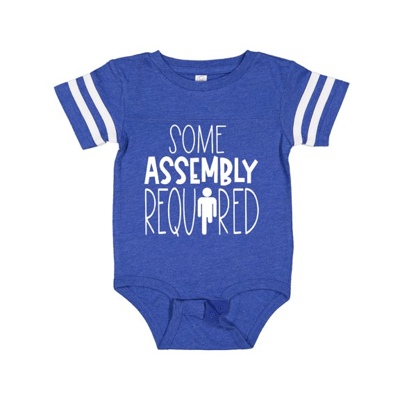 Inktastic Some Assembly Required Left Leg Amputee Boys or Girls Baby Bodysuit