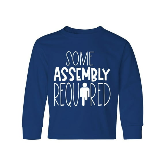 Inktastic Some Assembly Required Left Leg Amputee Long Sleeve Youth T-Shirt