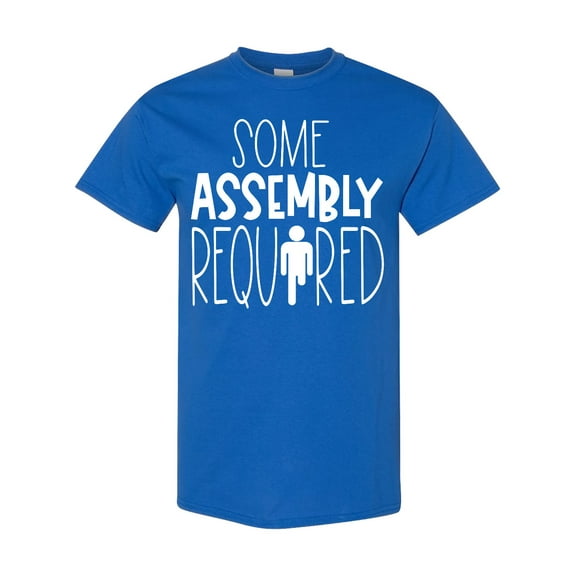 Inktastic Some Assembly Required Left Leg Amputee T-Shirt