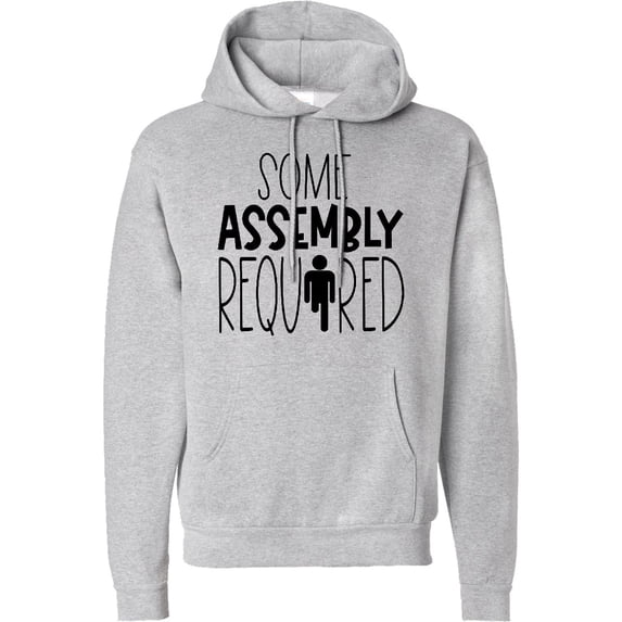Inktastic Some Assembly Required Right Leg Amputee Adult Hoodie Sweatshirt