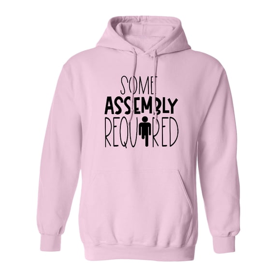 Inktastic Some Assembly Required Right Leg Amputee Adult Hoodie Sweatshirt