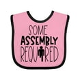 thumbnail image 1 of Inktastic Some Assembly Required Right Leg Amputee Boys or Girls Baby Bib, 1 of 4