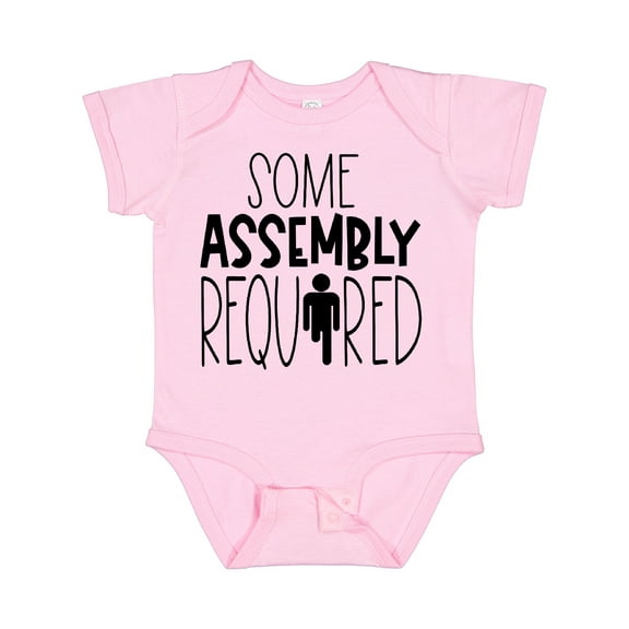 Inktastic Some Assembly Required Right Leg Amputee Boys or Girls Baby Bodysuit
