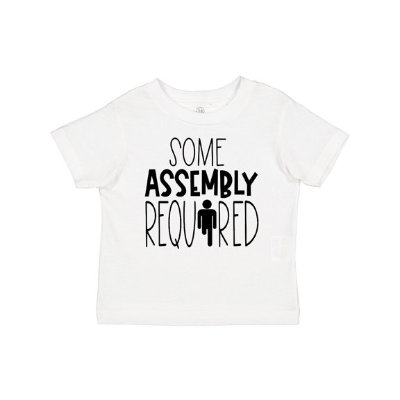 Inktastic Some Assembly Required Right Leg Amputee Boys or Girls Baby T-Shirt