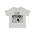 thumbnail image 1 of Inktastic Some Assembly Required Right Leg Amputee Boys or Girls Toddler T-Shirt, 1 of 5