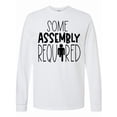 thumbnail image 1 of Inktastic Some Assembly Required Right Leg Amputee Long Sleeve T-Shirt, 1 of 5