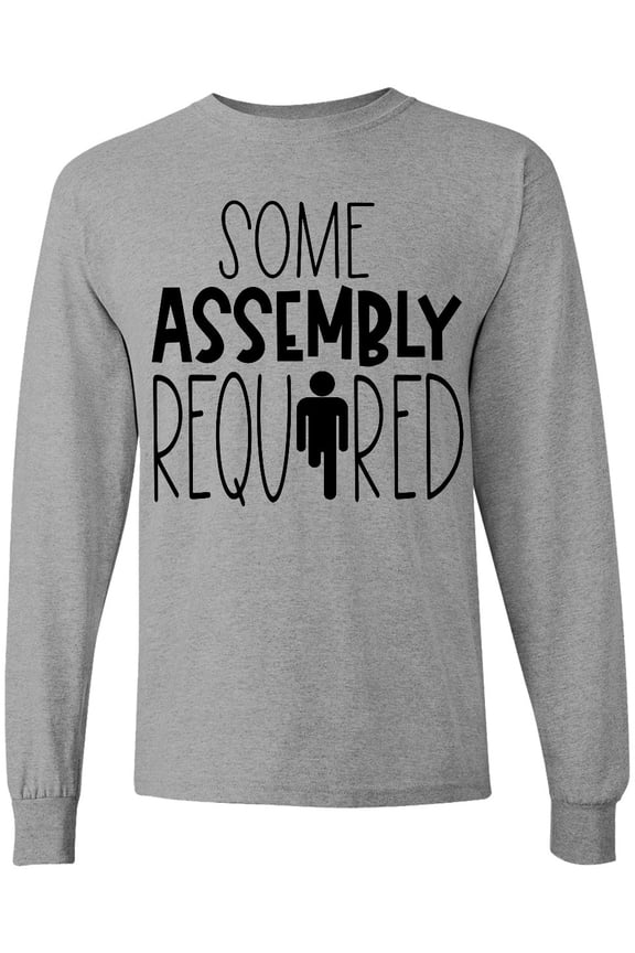 Some Assembly Required Right Leg Amputee Long Sleeve T-Shirt