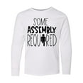 thumbnail image 1 of Inktastic Some Assembly Required Right Leg Amputee Long Sleeve Youth T-Shirt, 1 of 5