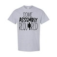 thumbnail image 1 of Inktastic Some Assembly Required Right Leg Amputee T-Shirt, 1 of 5
