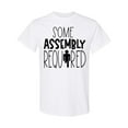 thumbnail image 1 of Inktastic Some Assembly Required Right Leg Amputee T-Shirt, 1 of 5
