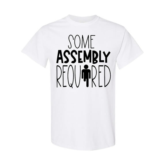 Inktastic Some Assembly Required Right Leg Amputee T-Shirt