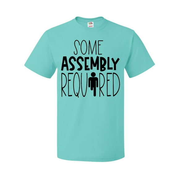 Inktastic Some Assembly Required Right Leg Amputee T-Shirt