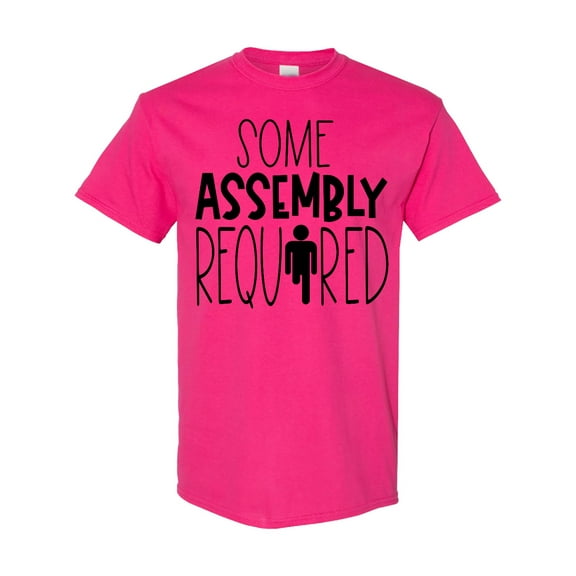 Inktastic Some Assembly Required Right Leg Amputee T-Shirt