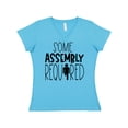 thumbnail image 1 of Inktastic Some Assembly Required Right Leg Amputee Women's V-Neck T-Shirt, 1 of 5
