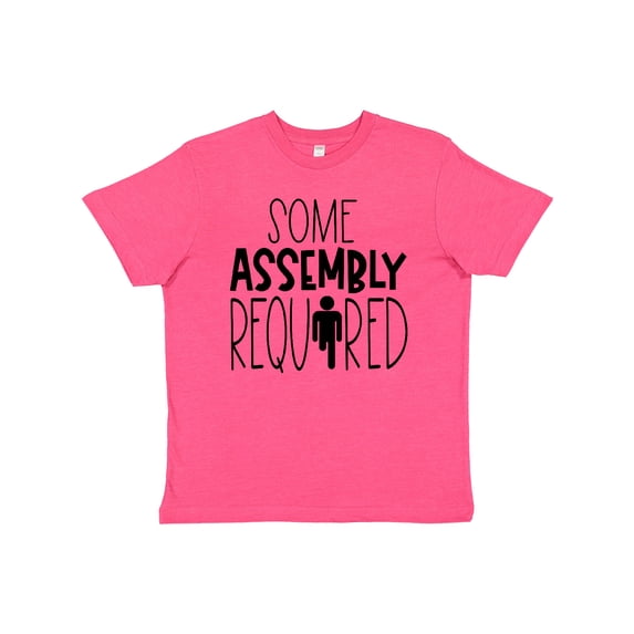 Inktastic Some Assembly Required Right Leg Amputee Youth T-Shirt