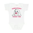 thumbnail image 1 of Inktastic Some Bunny Loves You Boys or Girls Baby Bodysuit, 1 of 5