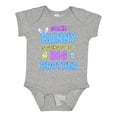 thumbnail image 1 of Inktastic Some Bunny is Going to Be a Big Brother with Bunny Ears and Eggs Boys Baby Bodysuit, 1 of 5