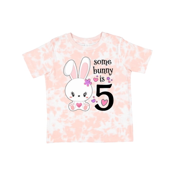 Inktastic Somebunny is Five 5th Birthday Bunny Boys or Girls Toddler T-Shirt