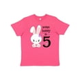 thumbnail image 1 of Inktastic Somebunny is Five- 5th Birthday Bunny Youth T-Shirt, 1 of 5