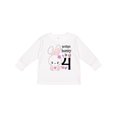 thumbnail image 1 of Inktastic Somebunny is Four 4th Birthday Bunny Boys or Girls Long Sleeve Toddler T-Shirt, 1 of 5