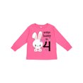 thumbnail image 1 of Inktastic Somebunny is Four 4th Birthday Bunny Boys or Girls Long Sleeve Toddler T-Shirt, 1 of 5