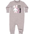 thumbnail image 1 of Inktastic Somebunny is One First Birthday Bunny Baby Fleece Romper, 1 of 4