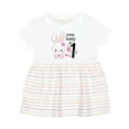 thumbnail image 1 of Inktastic Somebunny is One First Birthday Bunny Girls Baby Dress, 1 of 5