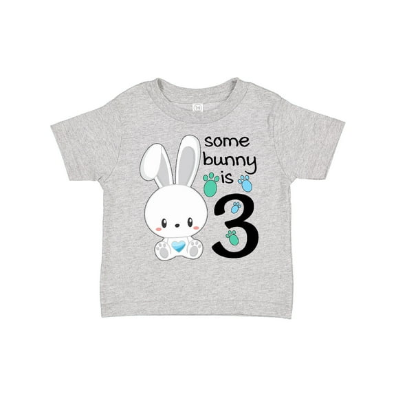 Inktastic Somebunny is Three-third Birthday Bunny Boys or Girls Toddler T-Shirt