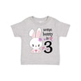 thumbnail image 1 of Inktastic Somebunny is Three-third Birthday Bunny Boys or Girls Toddler T-Shirt, 1 of 5