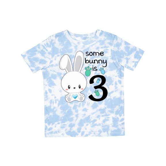 Inktastic Somebunny is Three-third Birthday Bunny Boys or Girls Toddler T-Shirt