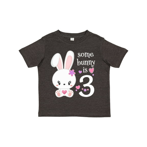 Inktastic Somebunny is Three-third Birthday Bunny Boys or Girls Toddler T-Shirt