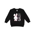 thumbnail image 1 of Inktastic Somebunny is Three-third Birthday Bunny Toddler Sweatshirt, 1 of 4