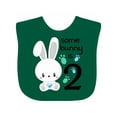thumbnail image 1 of Inktastic Somebunny is Two-Second birthday bunny Boys or Girls Baby Bib, 1 of 4