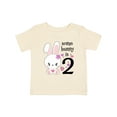 thumbnail image 1 of Inktastic Somebunny is Two-second Birthday Bunny Boys or Girls Baby T-Shirt, 1 of 5