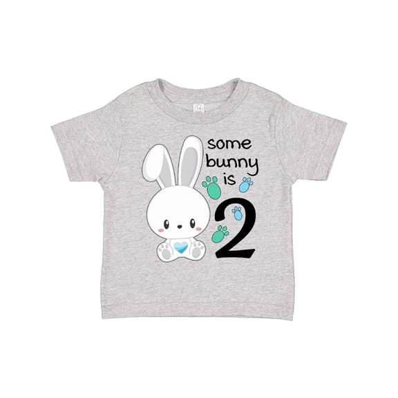Inktastic Somebunny is Two-second Birthday Bunny Boys or Girls Toddler T-Shirt