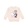 thumbnail image 1 of Inktastic Somebunny is Two-second Birthday Bunny Toddler Sweatshirt, 1 of 4