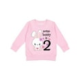 thumbnail image 1 of Inktastic Somebunny is Two-second Birthday Bunny Toddler Sweatshirt, 1 of 4